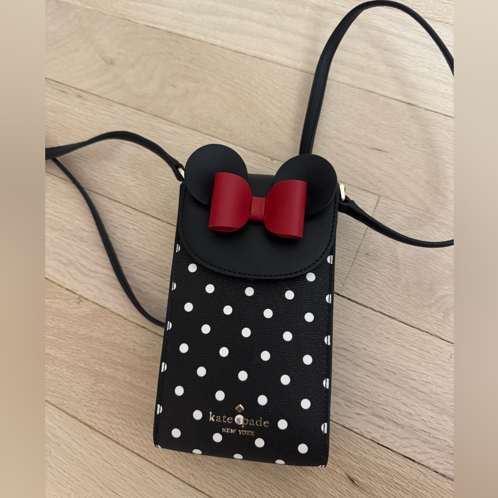 Kate Spade x Disney Black & Red Polka Dot Crossbody Bag